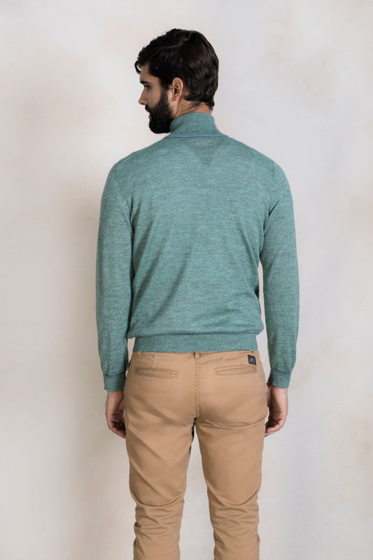 Suéter Raymore Baby Alpaca Color Mar Profundo
