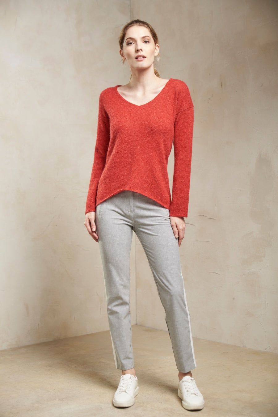 Silencio Sweater Baby Alpaca Color Cyclamen