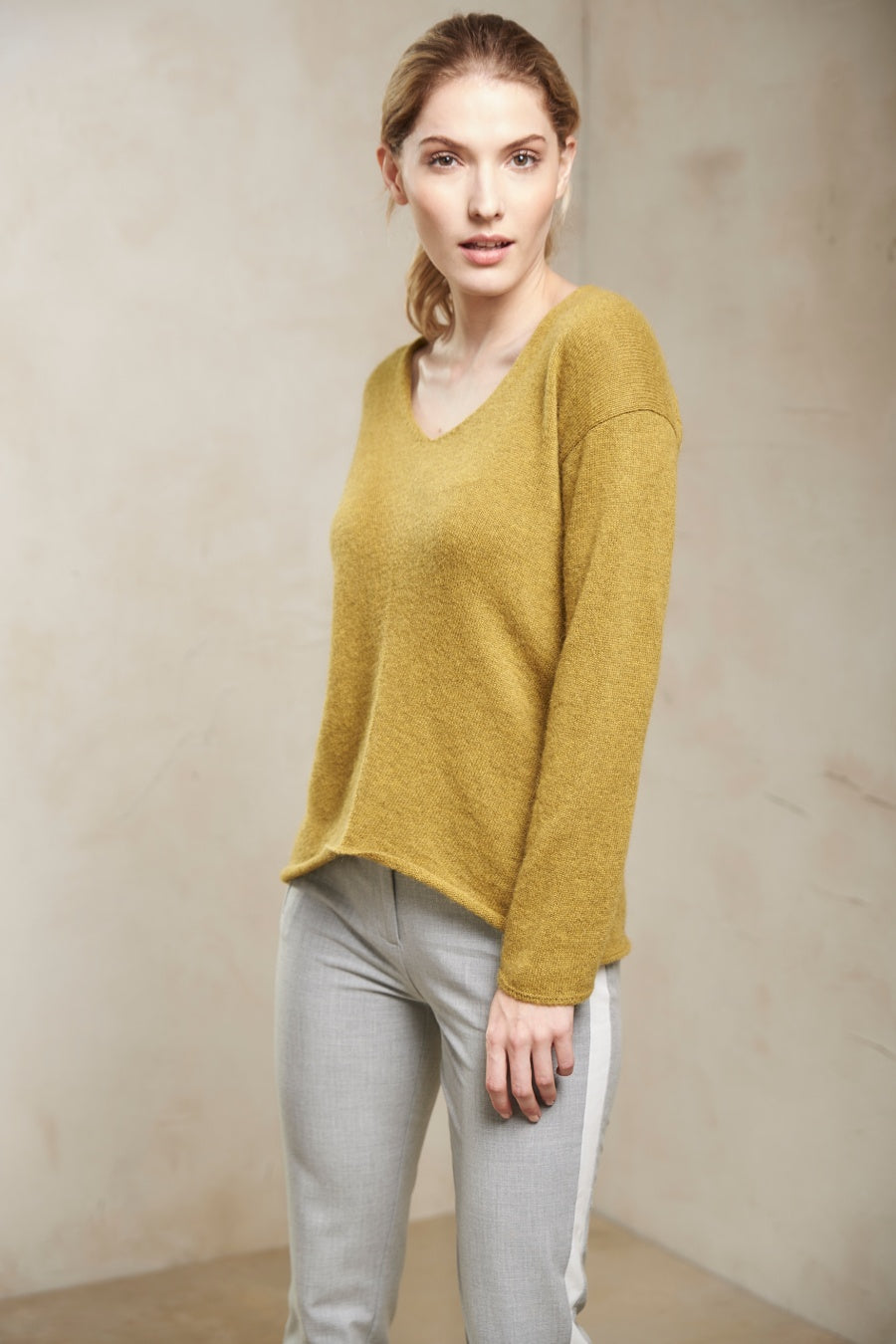 Silencio Sweater Baby Alpaca Color Ceylan