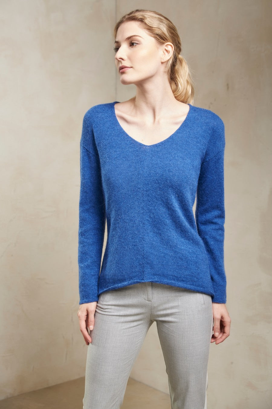 Silencio Sweater Baby Alpaca Color Atmosfera
