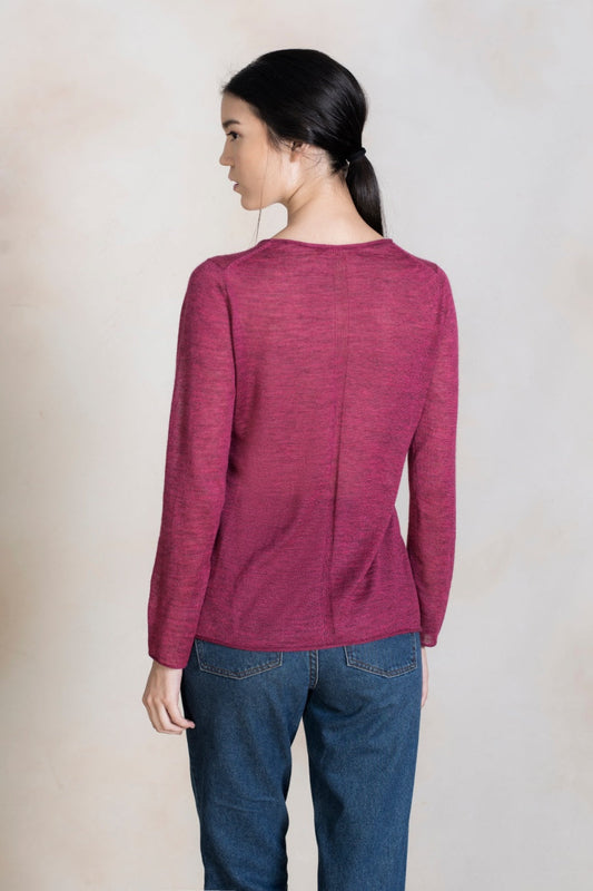 Suéter Rennes Baby Alpaca Color Fucsia