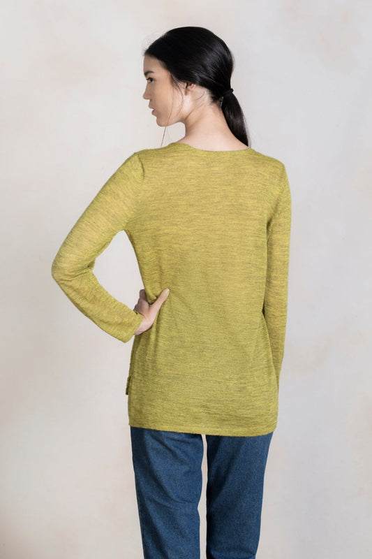 Suéter Reykjavik Baby Alpaca Color Zitrone
