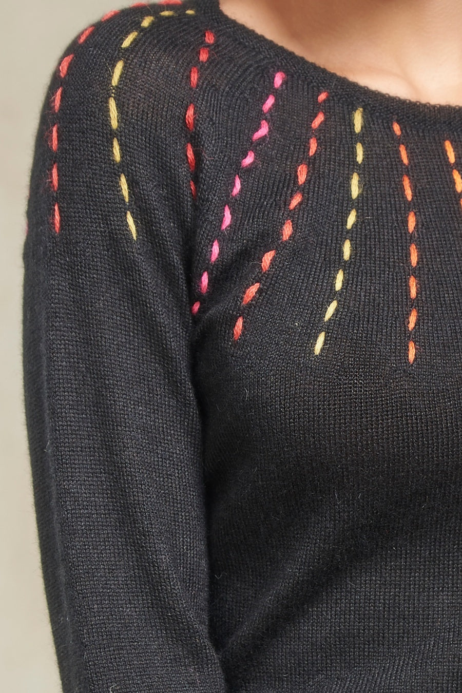 Suncco Sweater Baby Alpaca Color Black