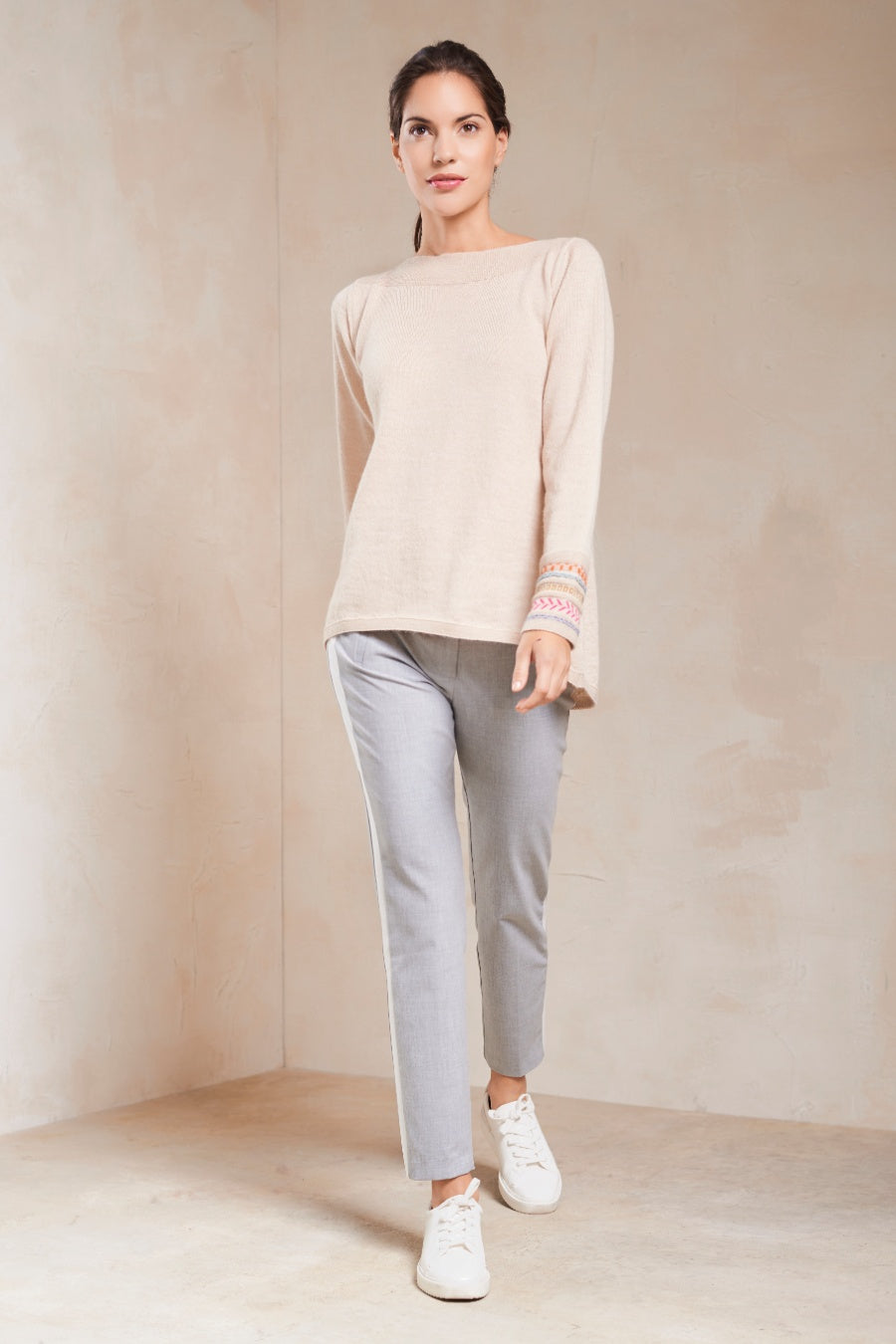 Sillustani Sweater Baby Alpaca Color Doeskin