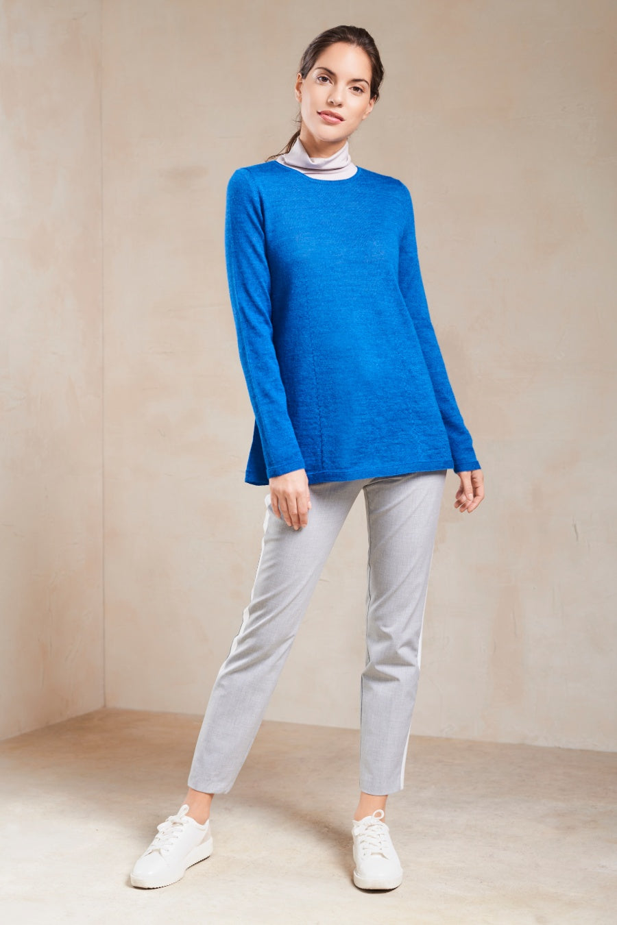Suéter Strada Baby Alpaca Color Azul