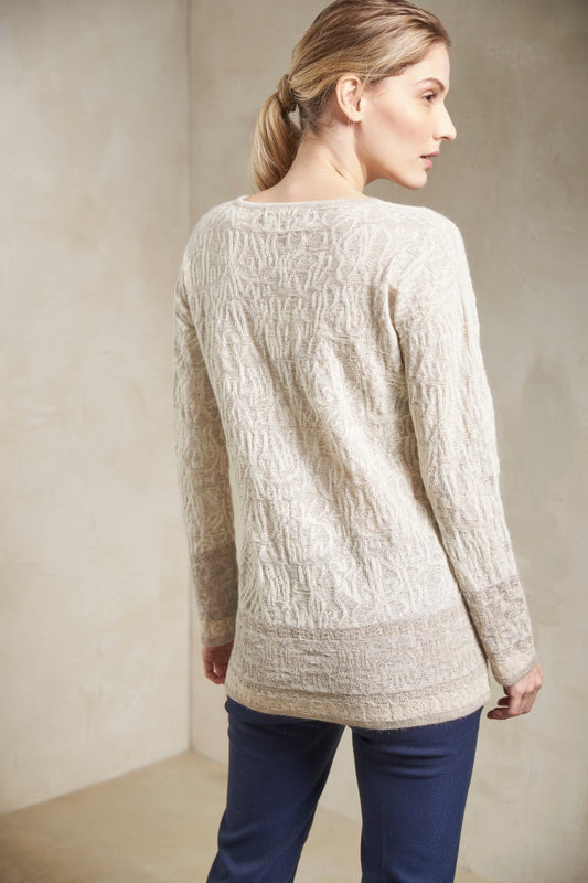 Suéter Satay Baby Alpaca Color Sabbia