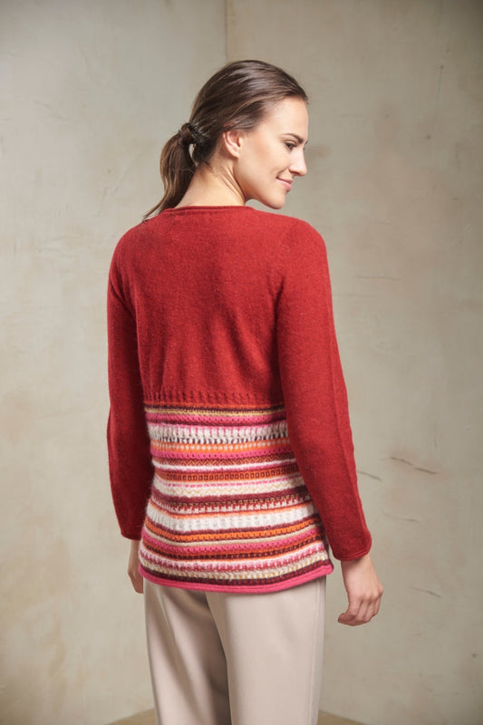 Suéter Sacalla Baby Alpaca Color Rubi