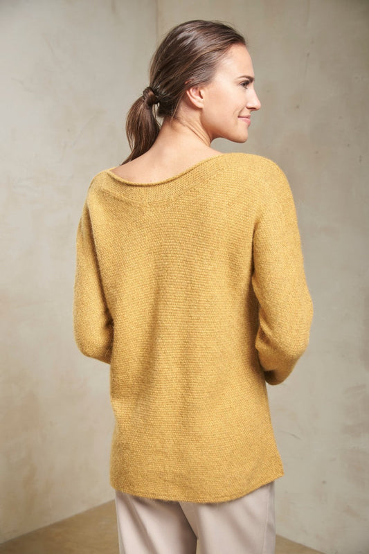 Suéter Samantha Bebé Alpaca Color Solaris
