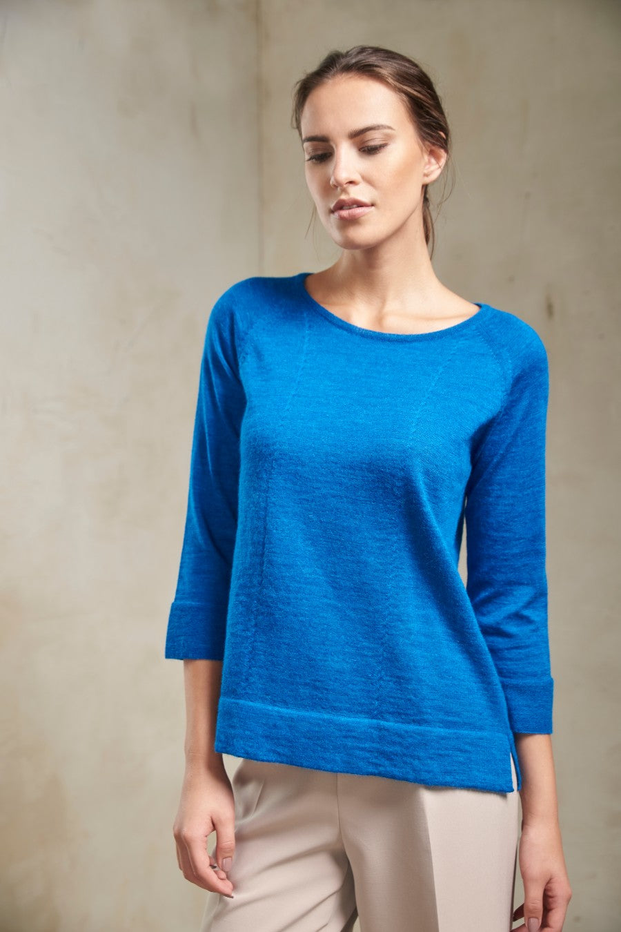 Silvia Sweater Baby Alpaca Color Carruba