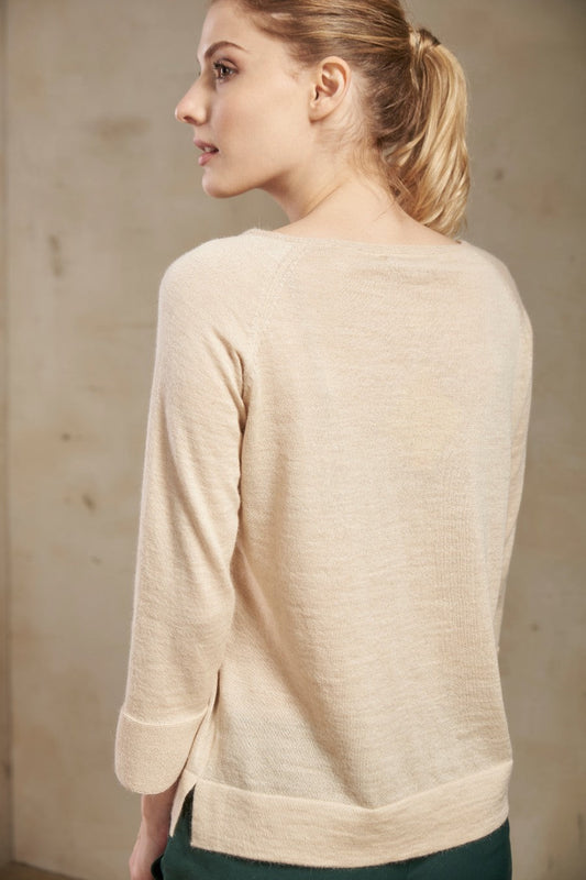 Suéter Silvia Bebé Alpaca Color Piel de Venado