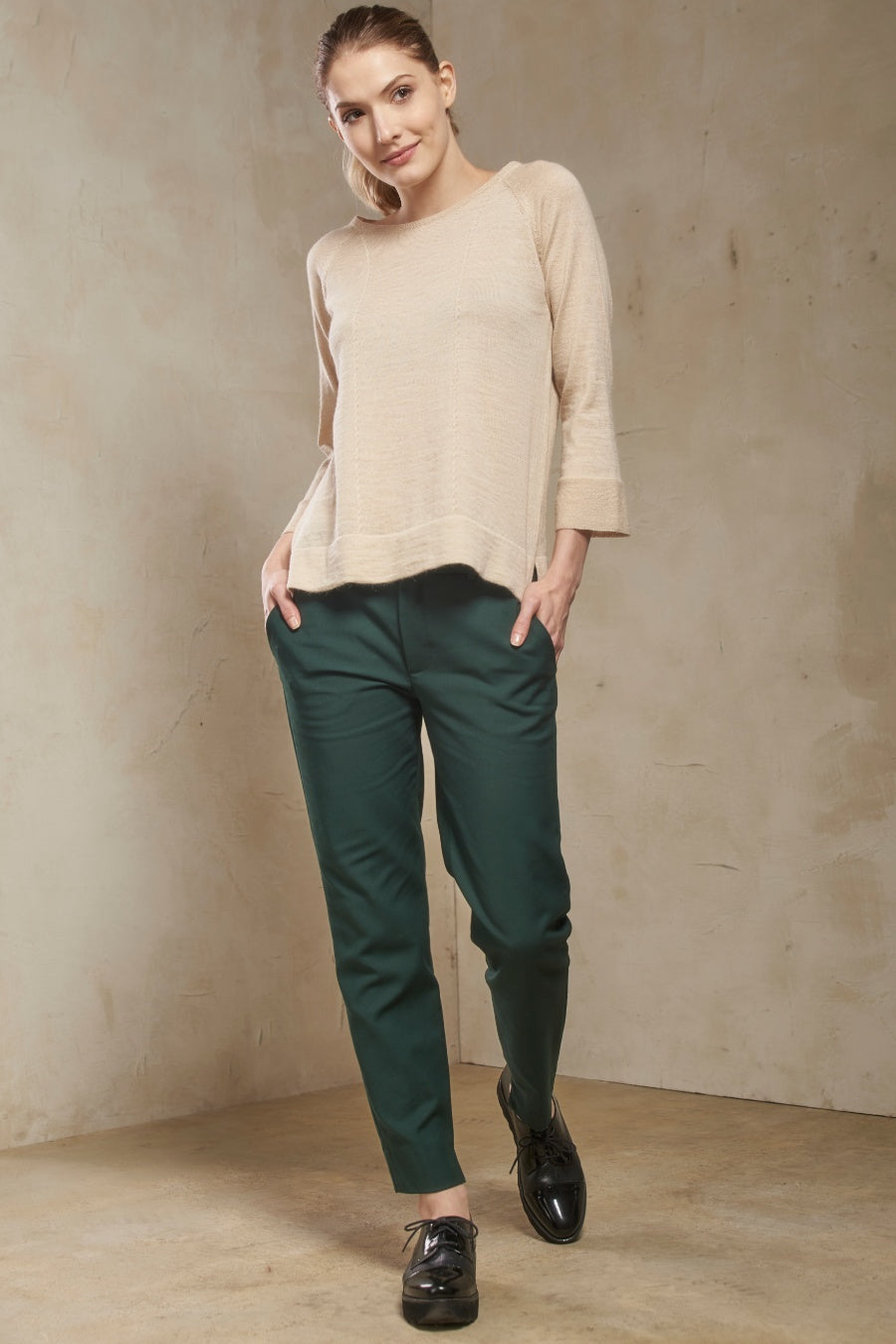 Silvia Sweater Baby Alpaca Color Doeskin