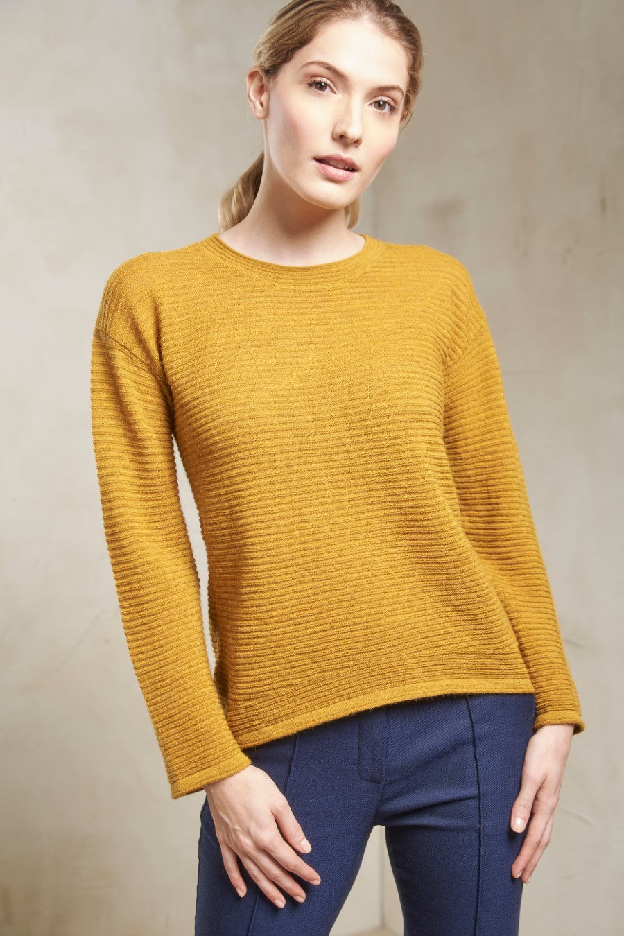 Sybil Sweater Baby Alpaca Color Fresia