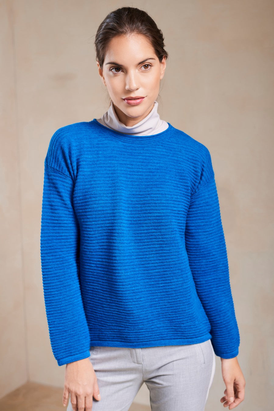 Sybil Sweater Baby Alpaca Color Carruba