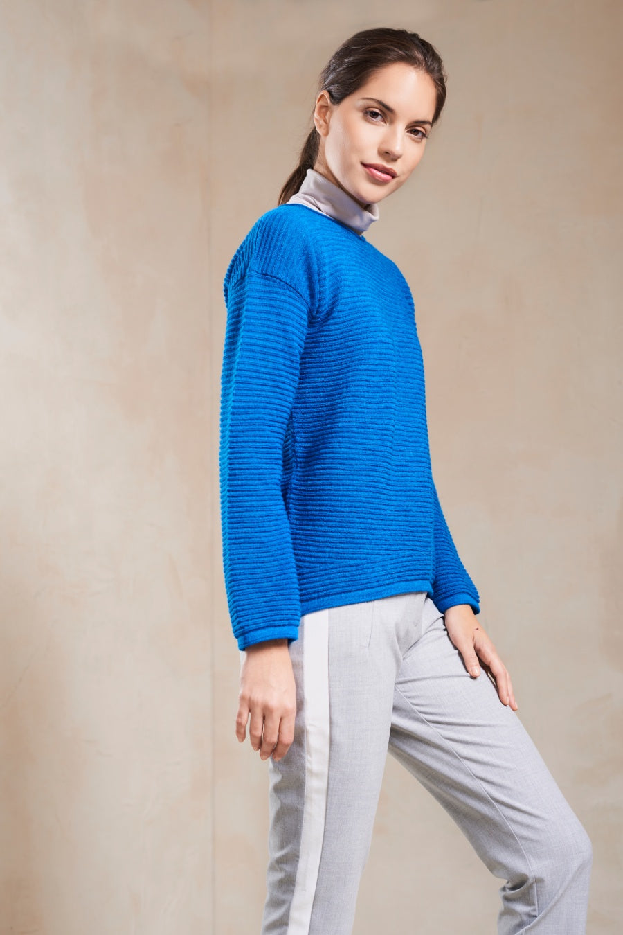 Sybil Sweater Baby Alpaca Color Carruba