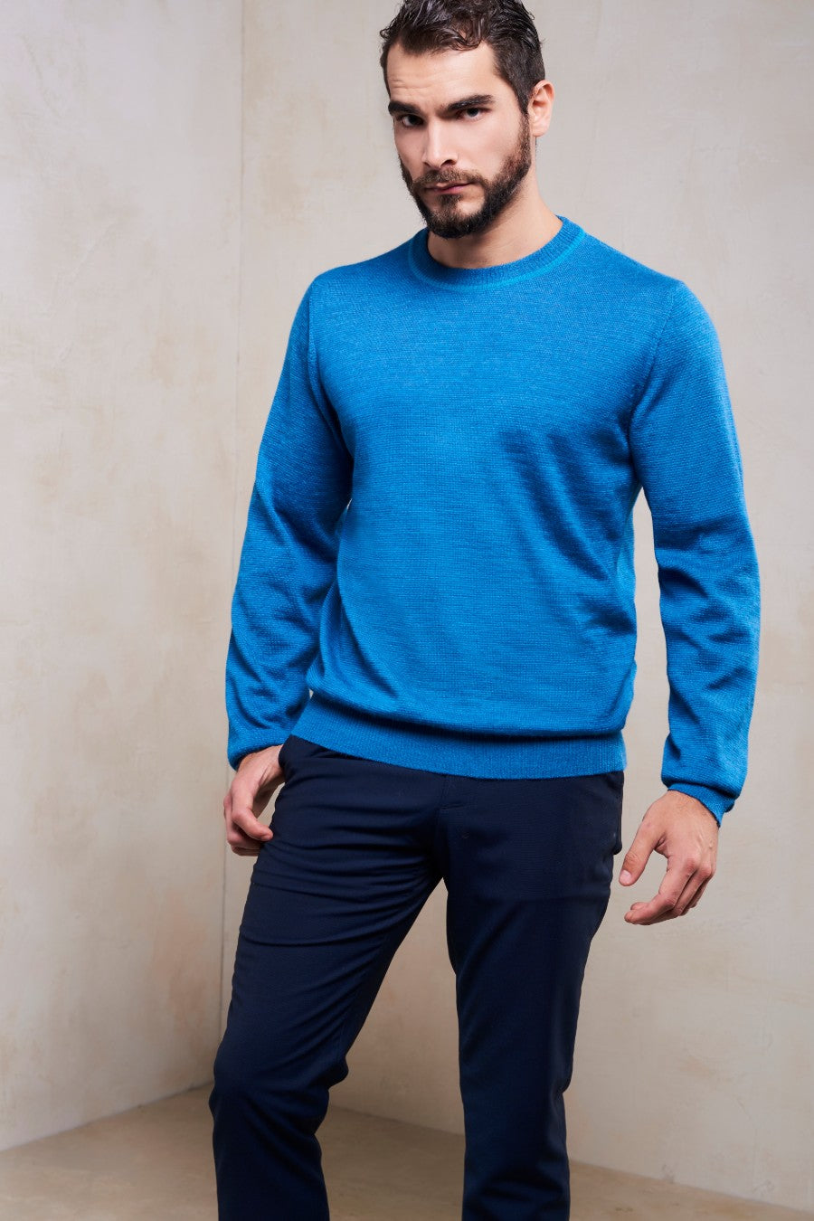 Song Sweater Baby Alpaca Color Atmosfera&mosaic