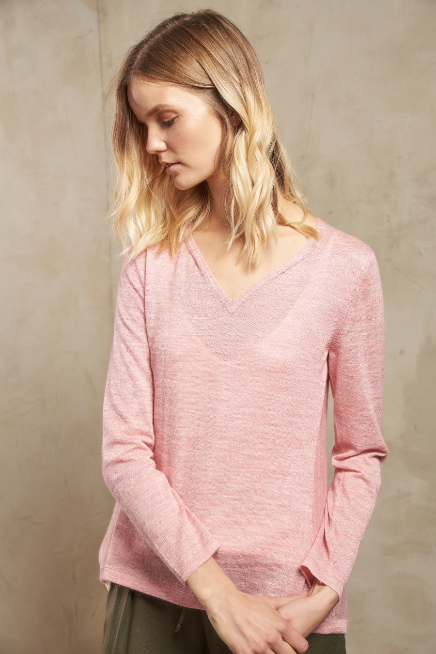 Sardegna Sweater Baby Alpaca Color Petal