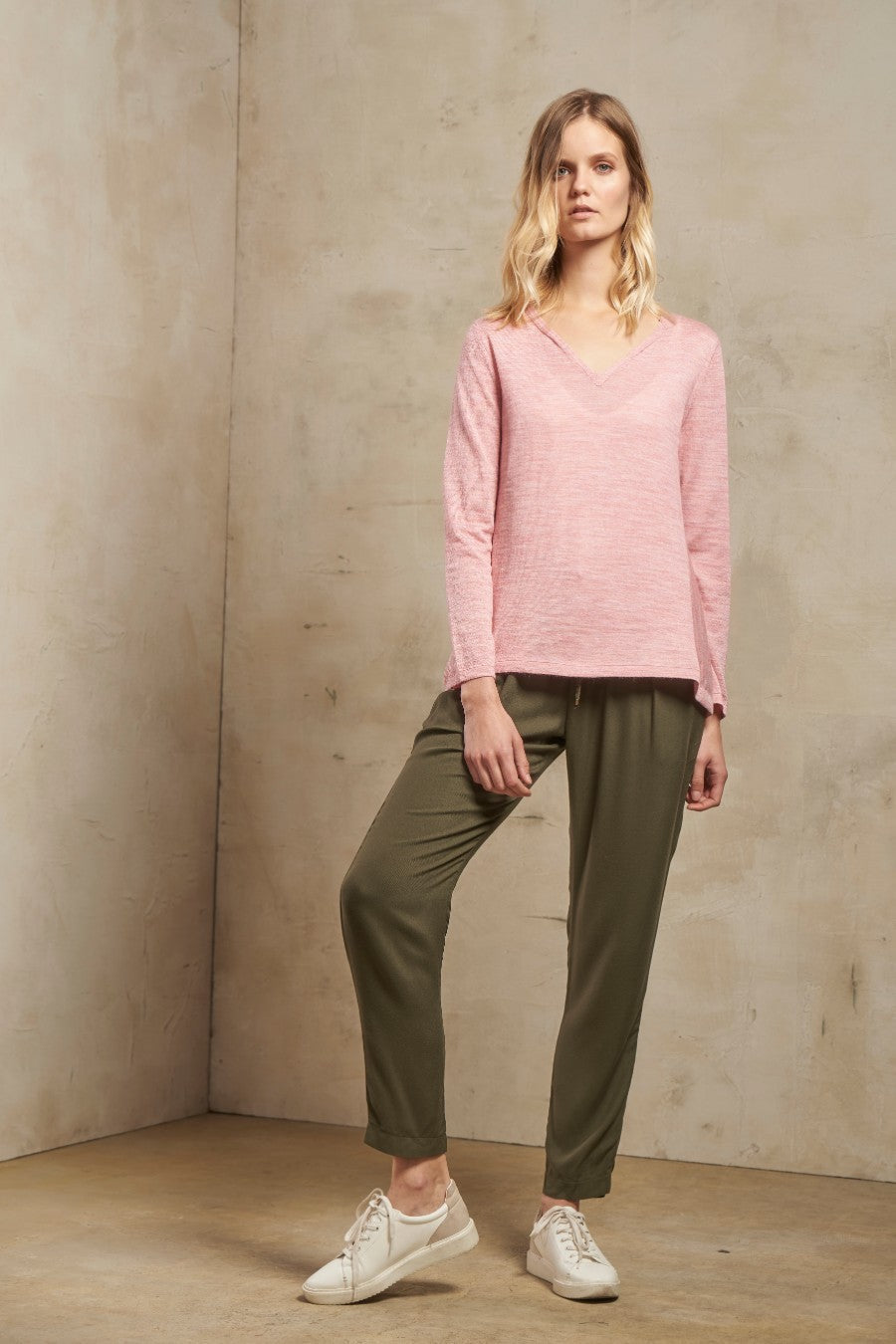 Sardegna Sweater Baby Alpaca Color Petal