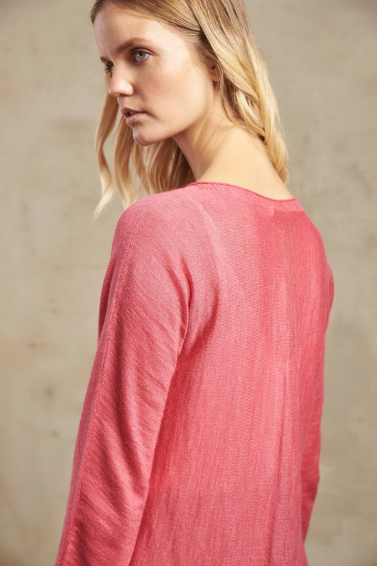 Suéter Solange Baby Alpaca Color Fresa