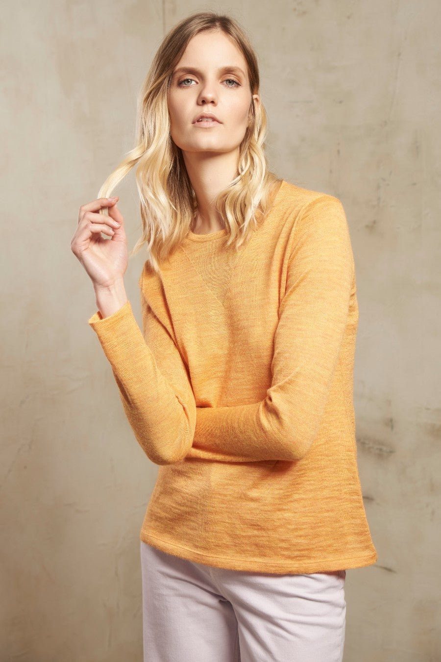 Secoya Sweater Baby Alpaca Color Banane