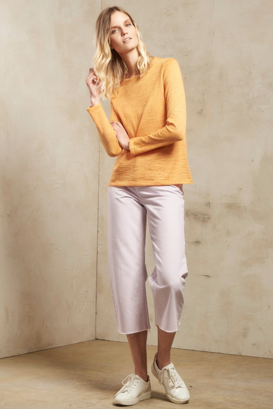 Secoya Sweater Baby Alpaca Color Banane