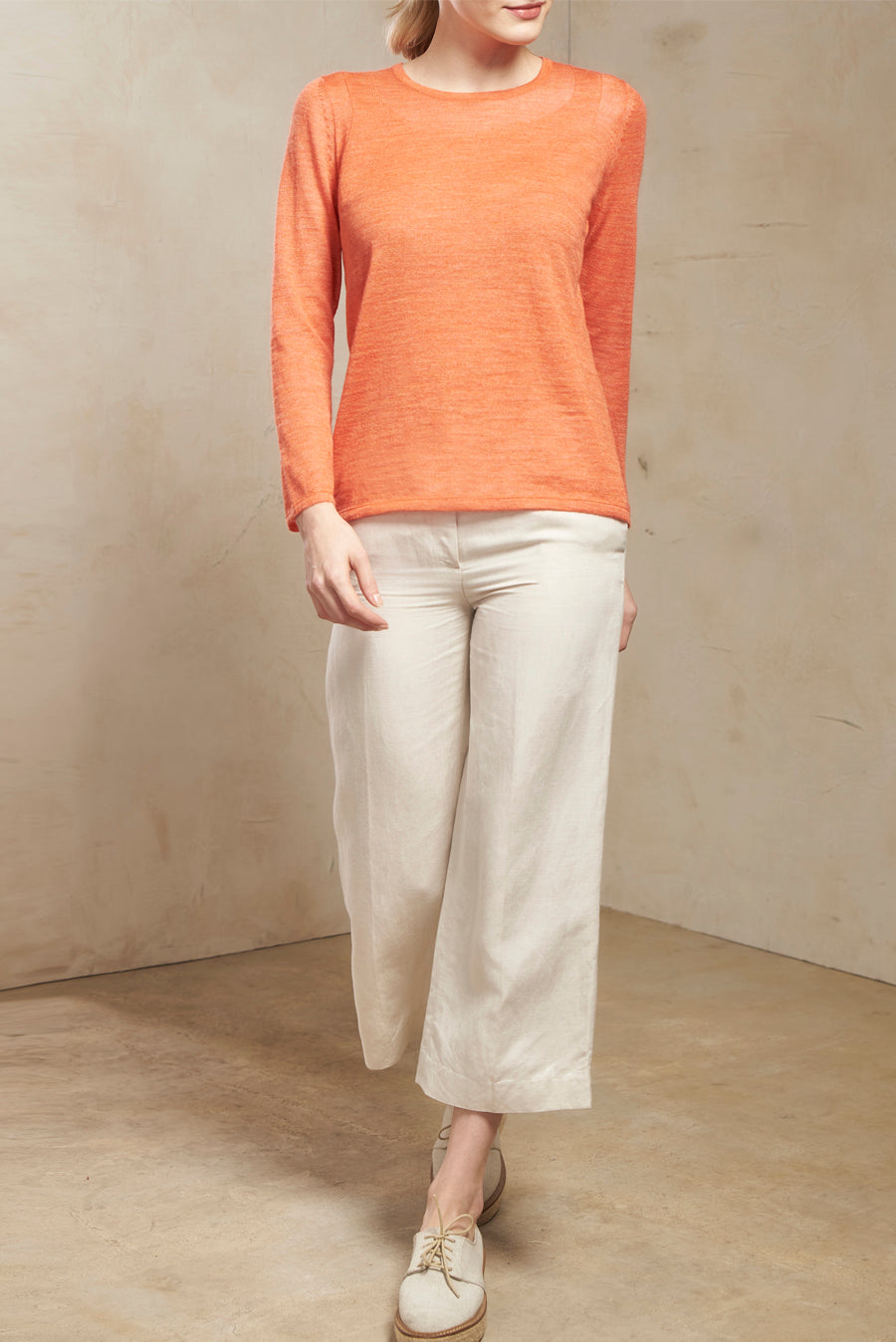 Subtil Sweater Baby Alpaca Color Melon