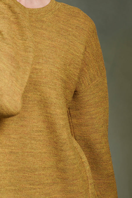 Suéter de tres piezas Baby Alpaca Color Azufre