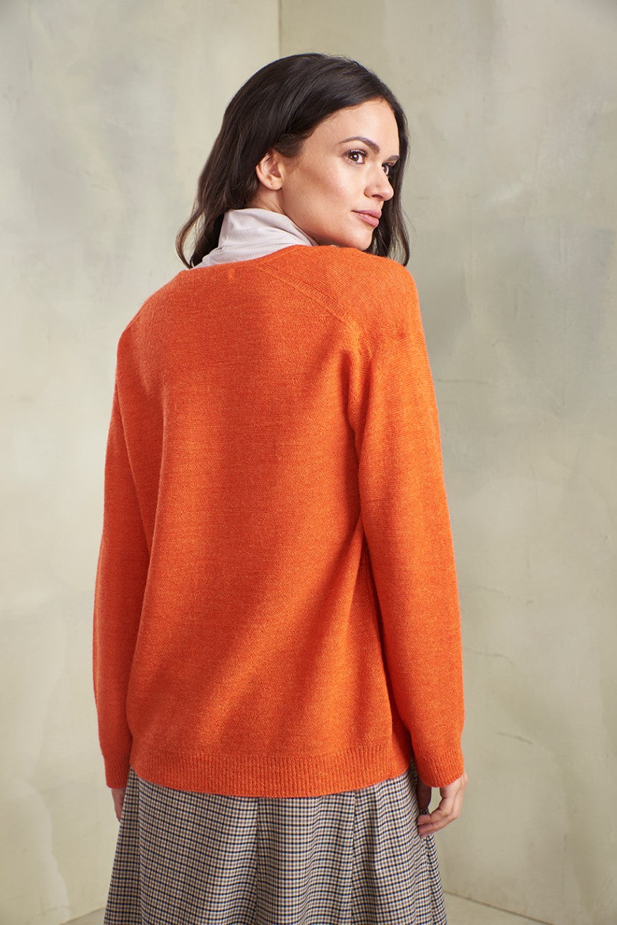 Suéter Tiffany Baby Alpaca Color Arancio