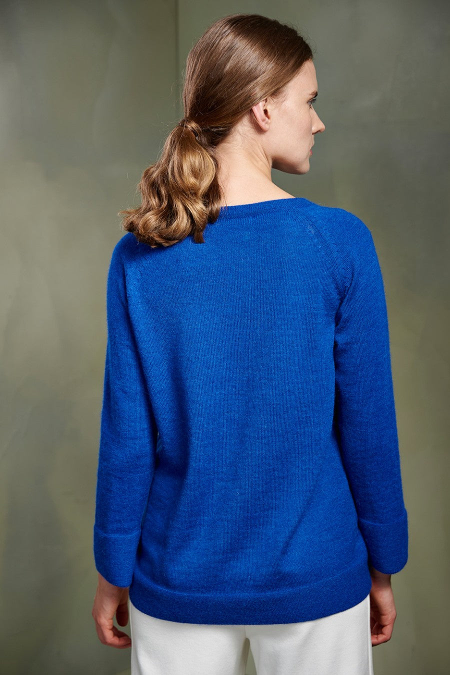Suéter Tasha Baby Alpaca Color Azul