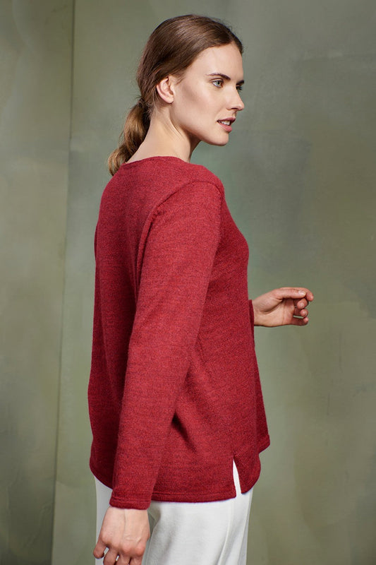 Suéter Tessy Baby Alpaca Color Cabaret