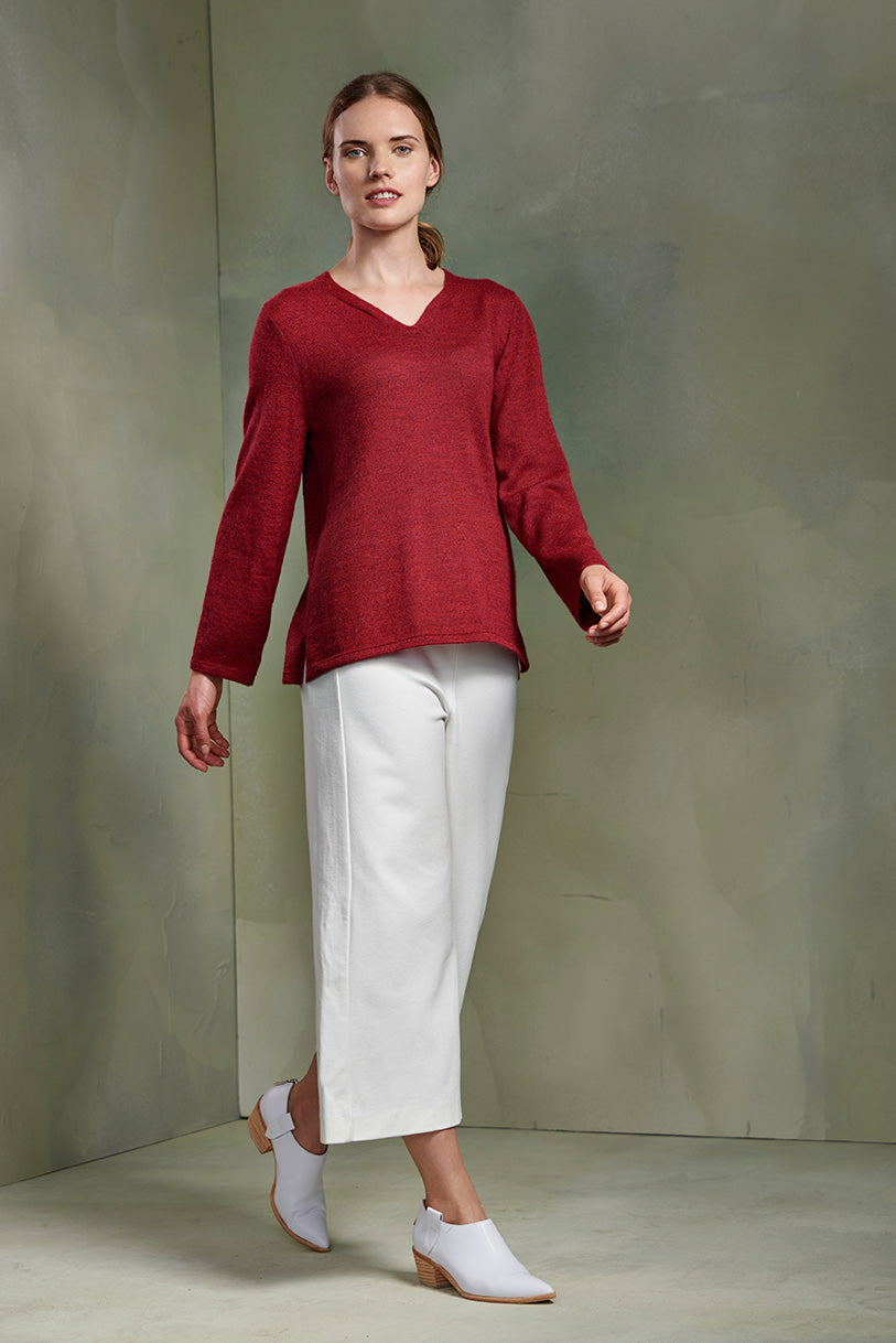Suéter Tessy Baby Alpaca Color Cabaret