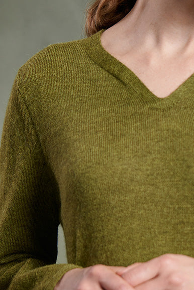 Suéter Tessy Baby Alpaca Color Aguacate