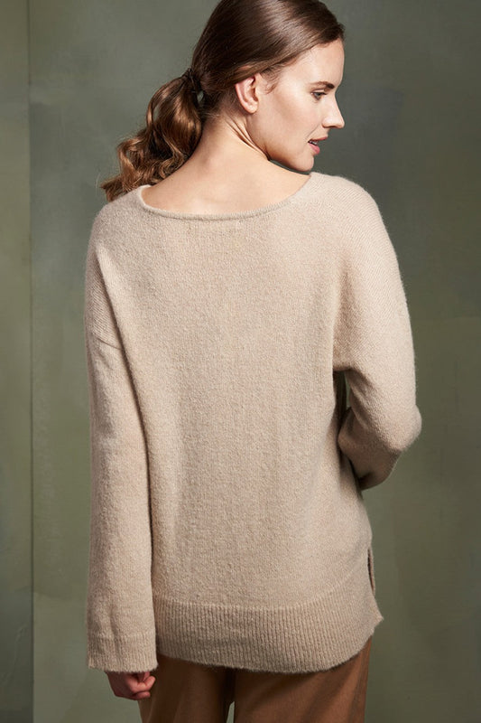 Suéter Tammy Baby Alpaca y Seda Color Nomad