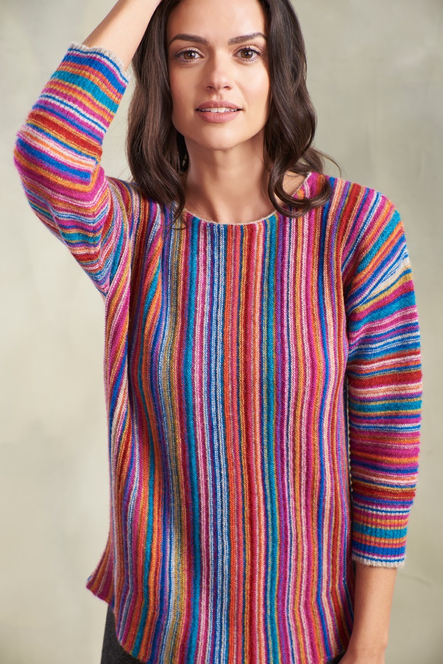 Sweater Tamaya Baby Alpaca Color Capulina