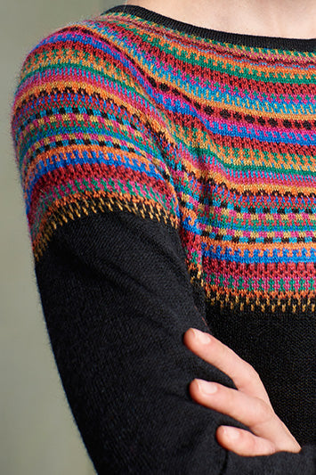 Suéter Taupa Baby Alpaca Color Negro