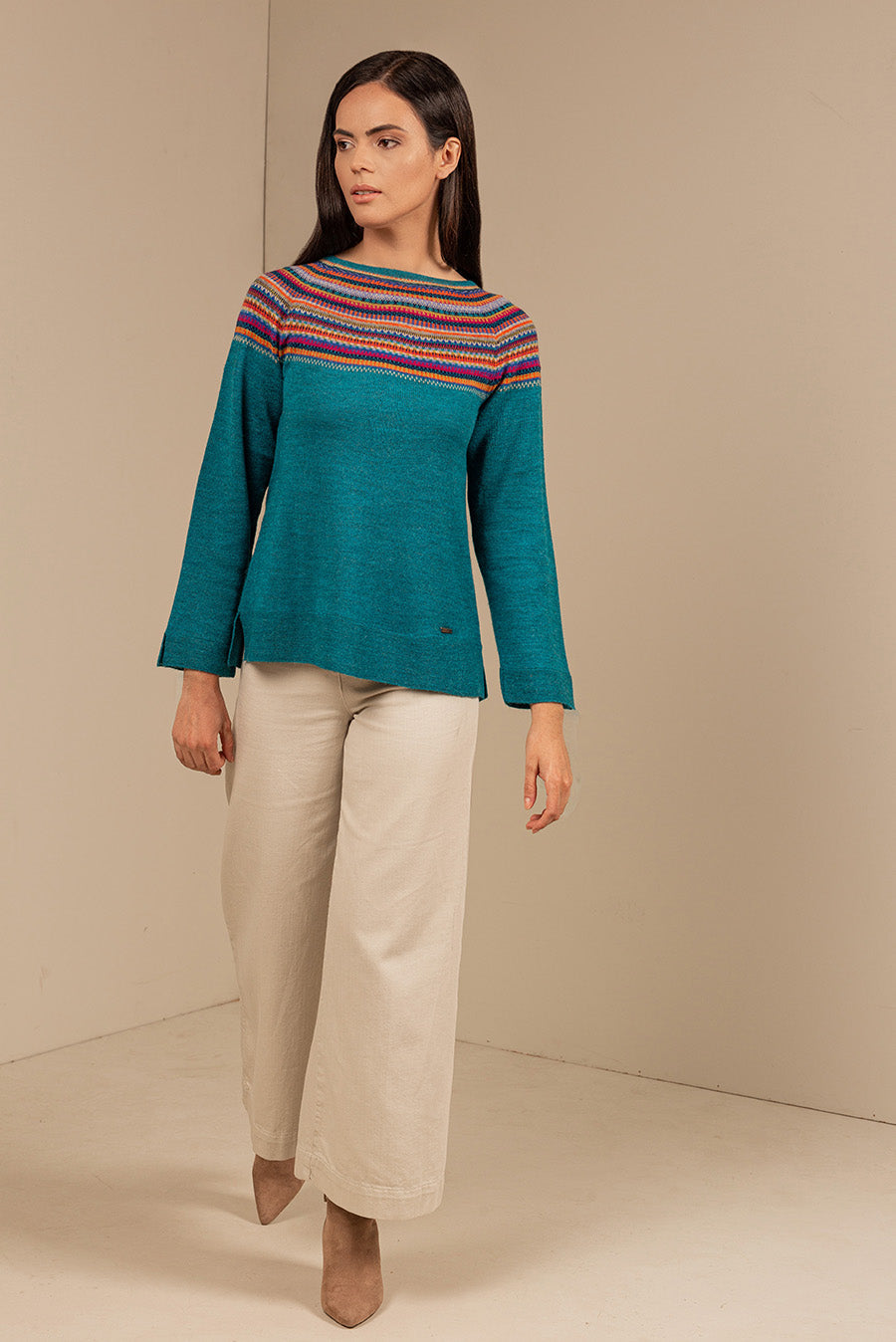 Suéter Taupa Baby Alpaca Color Diesel