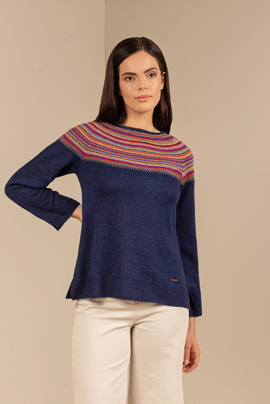 Suéter Taupa Baby Alpaca Color Astral
