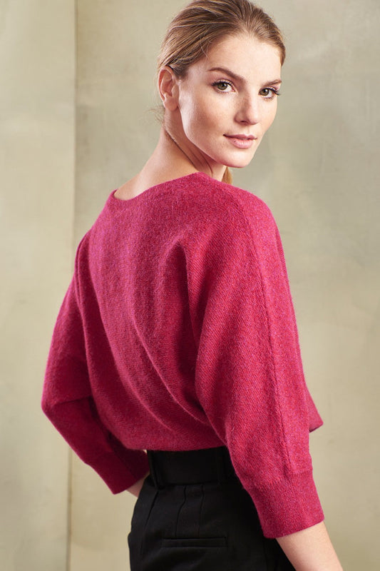 Suéter Tabbetha Baby Alpaca Color Cadmio