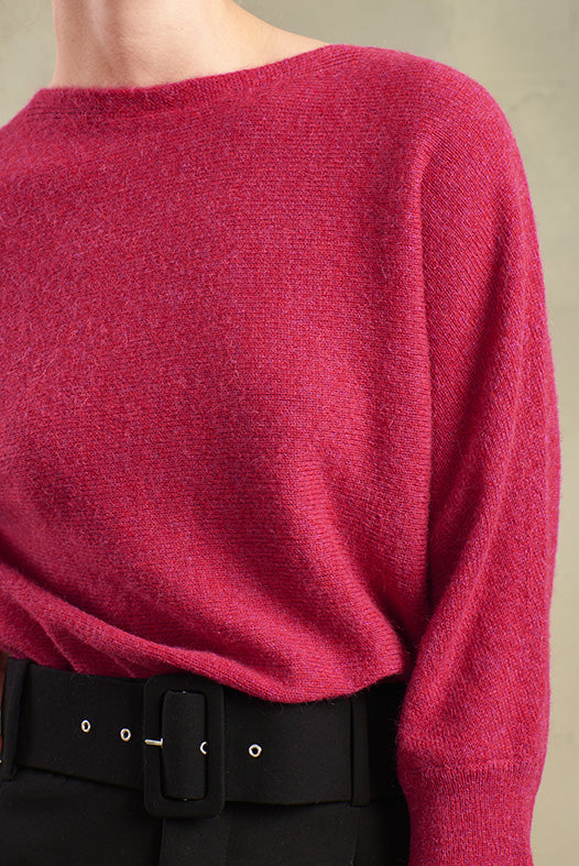 Tabbetha Sweater Baby Alpaca Color Cadmio