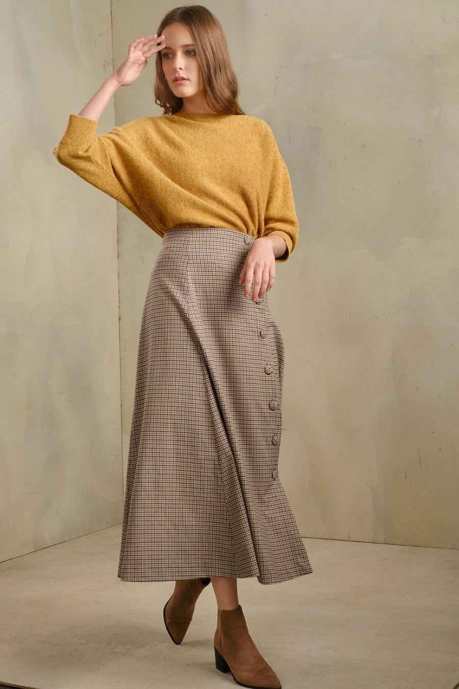 Tabbetha Sweater Baby Alpaca Color Oropel