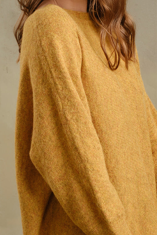 Tabbetha Sweater Baby Alpaca Color Oropel