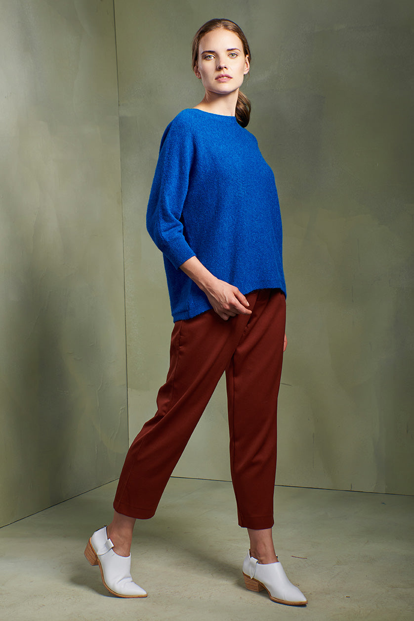 Tabbetha Sweater Baby Alpaca Color Mykonos