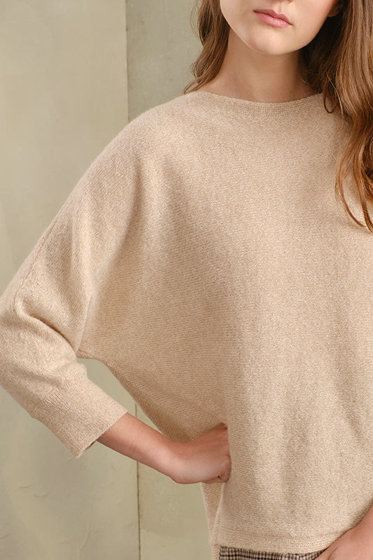 Tabbetha Sweater Baby Alpaca Color Mastic