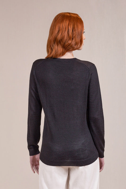 Suéter Alexia Baby Alpaca Color Negro