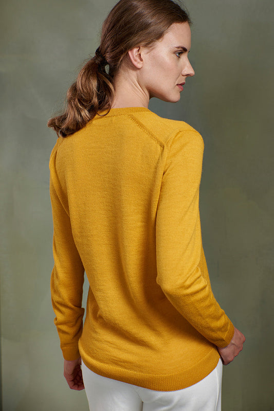 Suéter Alicia Baby Alpaca Color Amarillo