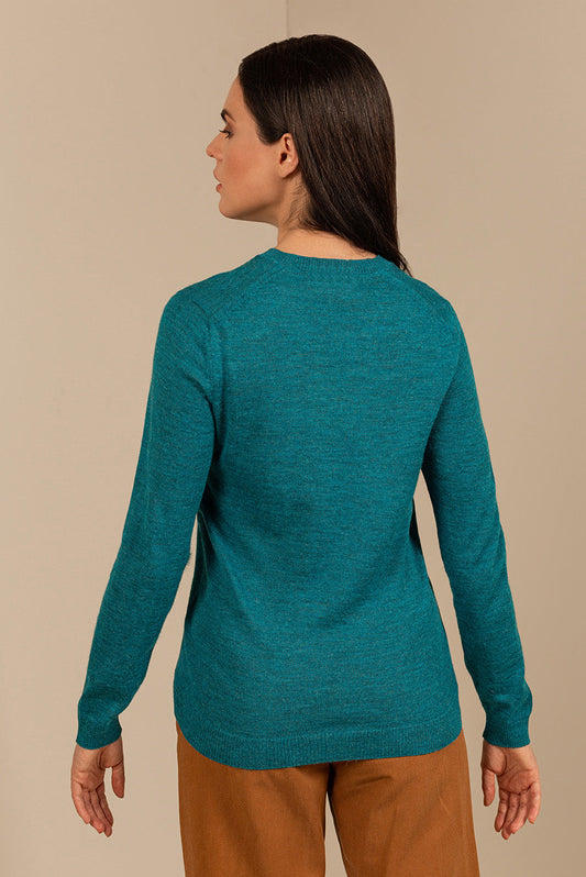Suéter Alicia Baby Alpaca Color Diesel