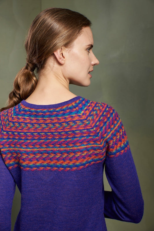 Suéter Riana Bebé Alpaca Color Morado
