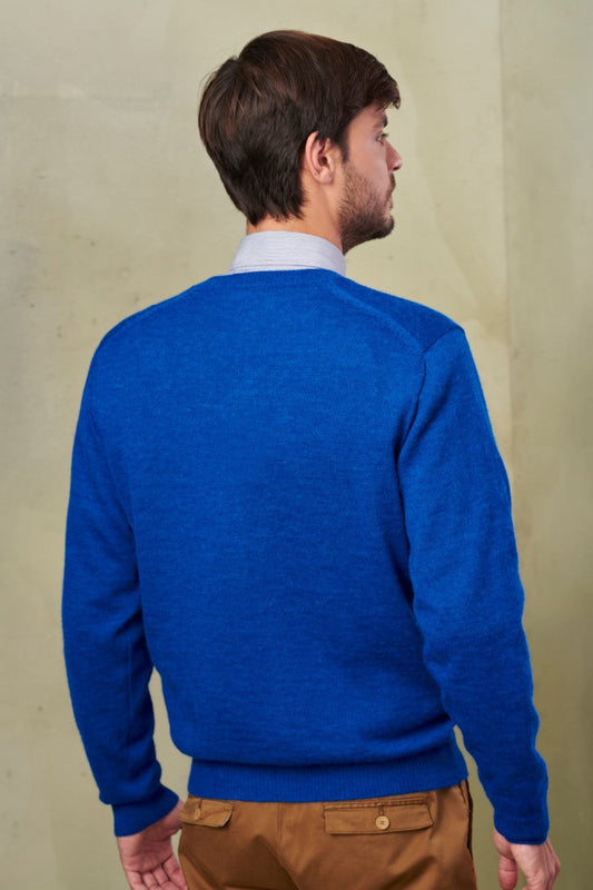 Suéter Alan Baby Alpaca Color Azul
