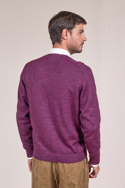 Suéter Alan Baby Alpaca Color Vendimia
