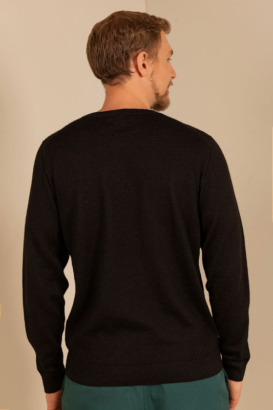 Suéter Alaska Baby Alpaca Color Negro