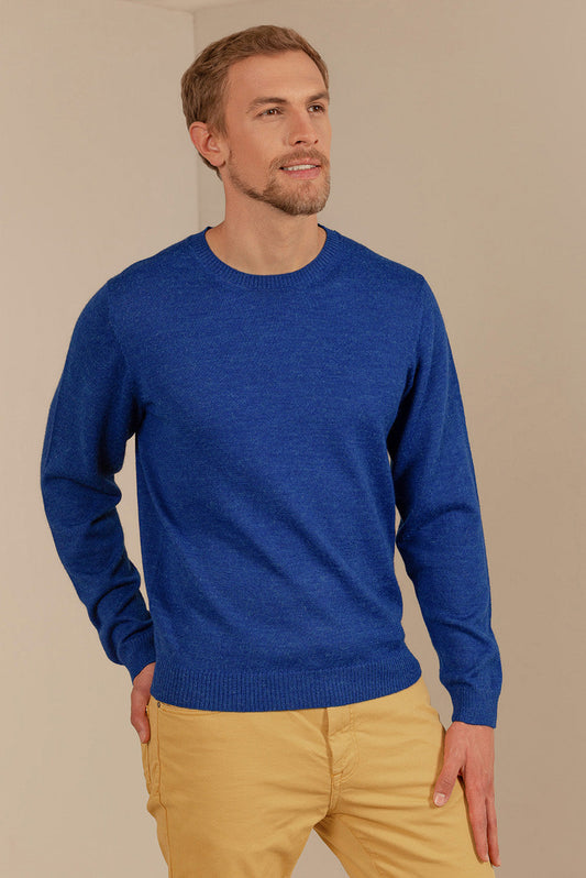 Suéter Alaska Baby Alpaca Color Azul